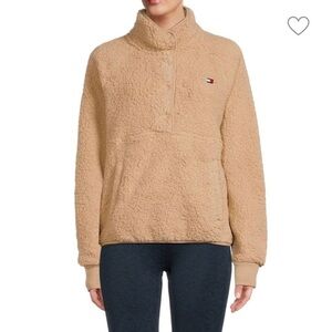 Tommy Hilfiger Tan Sherpa  Pullover